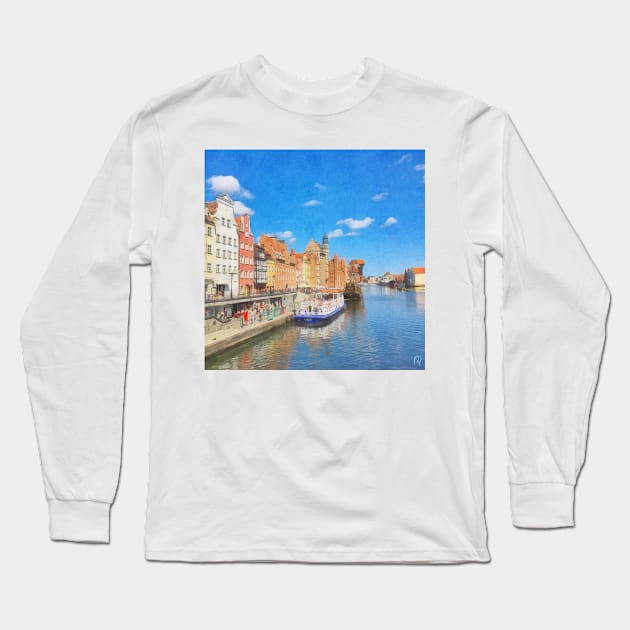 Gdansk I Long Sleeve T-Shirt by RS3PT